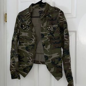 Camo zip jacket